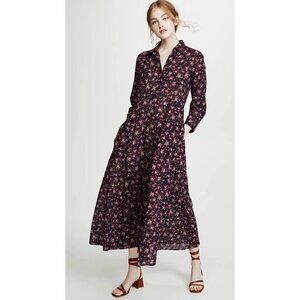 💕XIRENA💕 Dalton Maxi Dress ~ Secret Garden Micro Ditsy Floral Print XS